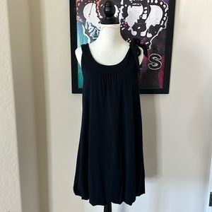 Adorable Little Black INC Tank With Bow Ballon Dress Size Large